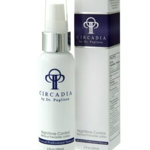 A bottle of circadia lotion in its box.