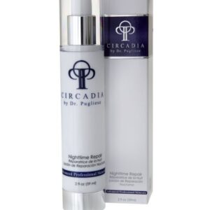 A bottle of firccia skin care product
